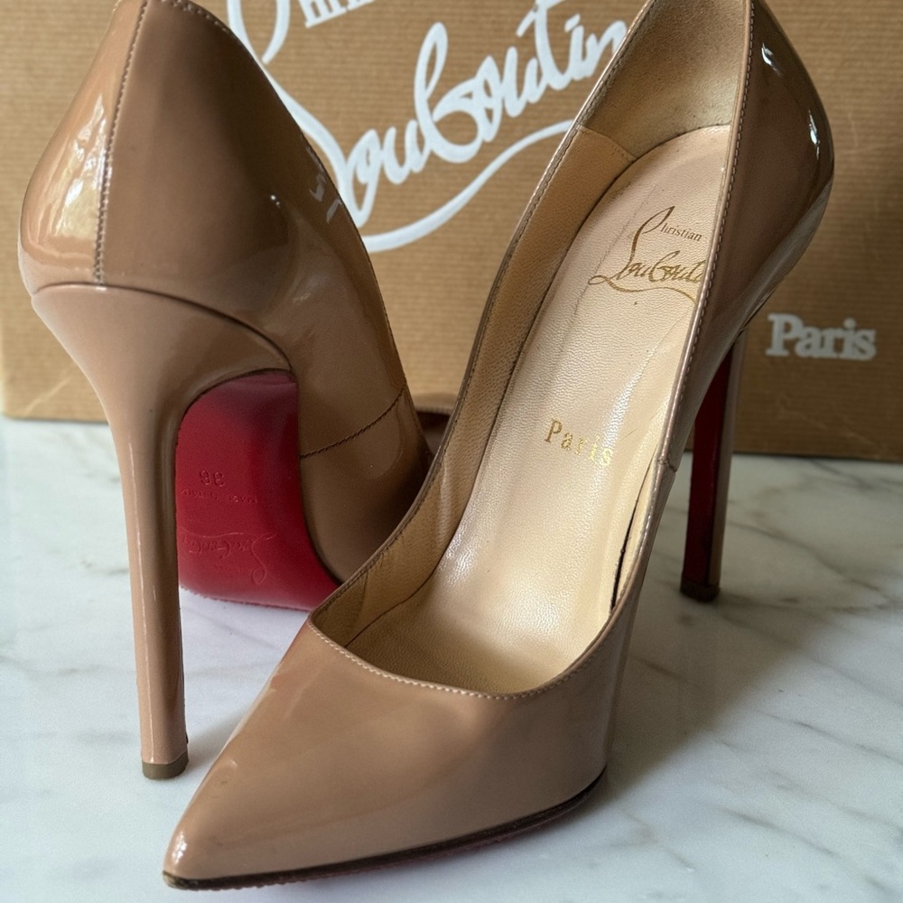 CHRISTIAN LOUBOUTIN - Pigalle 120 Patent Stiletto